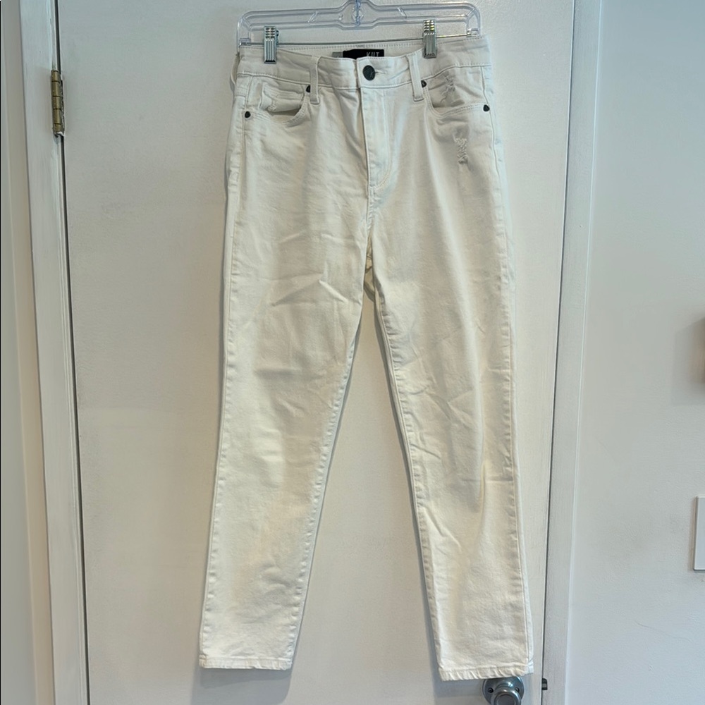 Kut from the Kloth White Straight Jeans Size 4